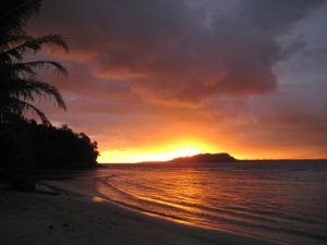 Sunset @ Poncan Gadang Island, Very Beautiful ...